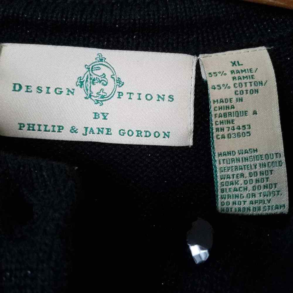 Design Options sequin embroidery skyline cardigan - Picture 5 of 8